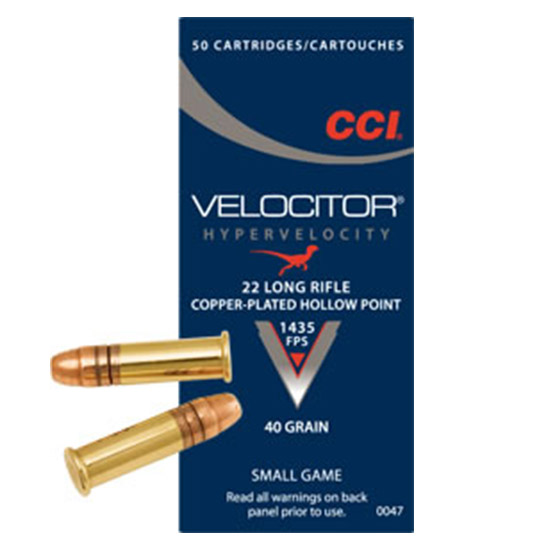 CCI 22LR 40GR GDHP VELOCITOR 50/100 - Ammunition